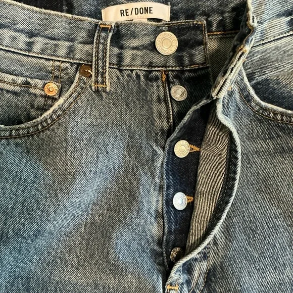 RE/DONE Straight Leg High Rise size 26 - Picture 4 of 9